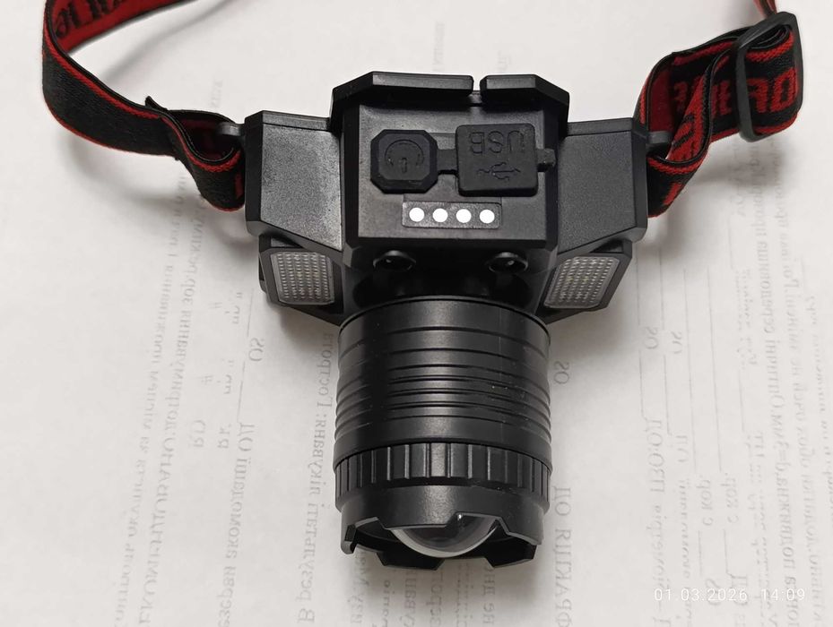 Продам налобный фонарь мощный.