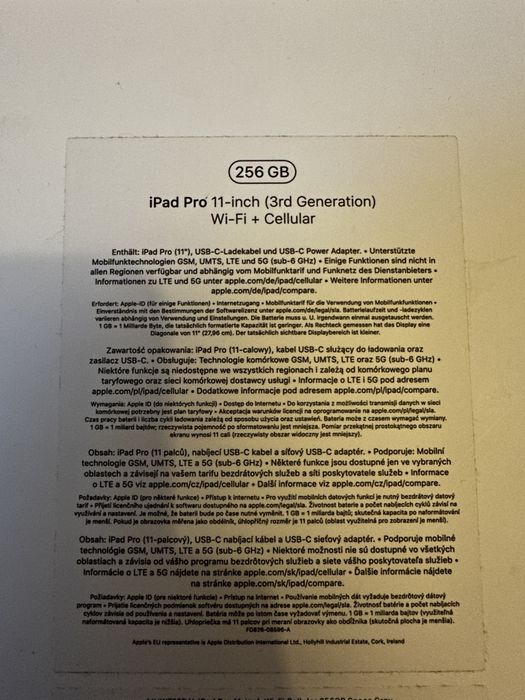 Ipad pro M1 11” 256GB