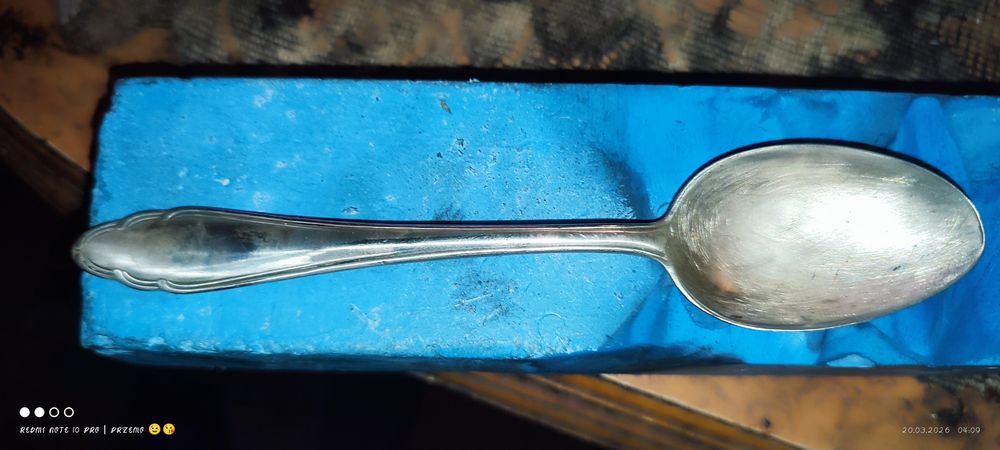 Srebrne sztućce zabytkowe