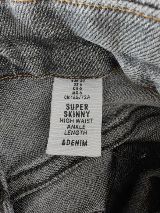 Damskie dżinsy Denim super skinny 38