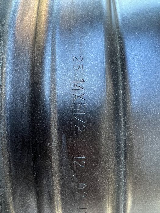 2x felga stalowa 14” 5,5J 4x108 ET25 65,1 Peugeot Citroen