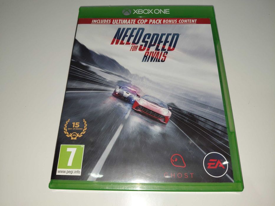 xbox one NEED FOR SPEED RIVALS REMASTER wyścigi samochodowe policjanci i złoczyńcy gra na płycie