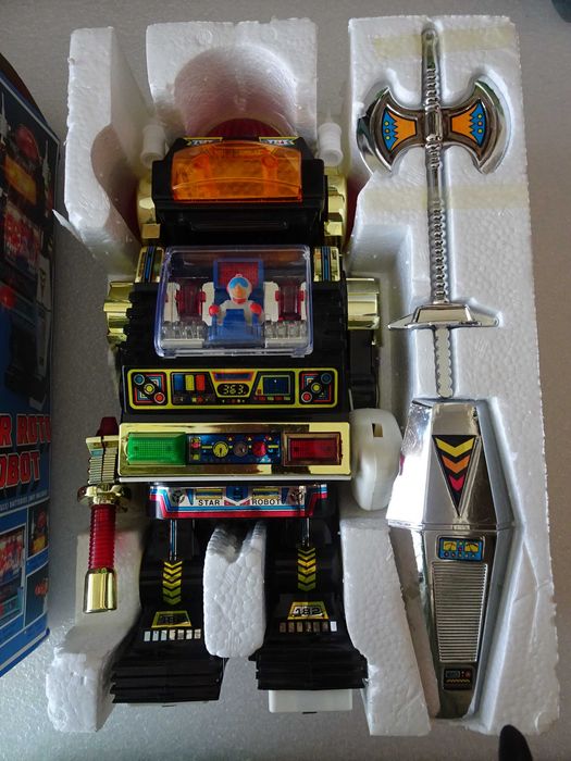 Raro Star Roto Robot - 1985 Made in Taiwan - Son Ai Toys