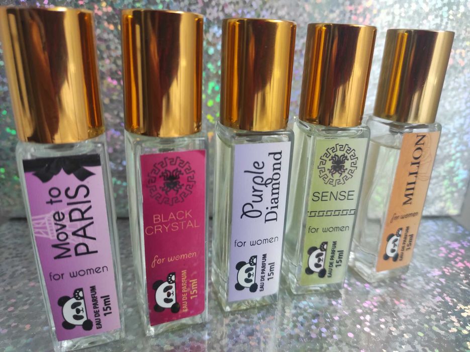 Perfumetki Komplet 5 sztuk,zestaw inspiracje