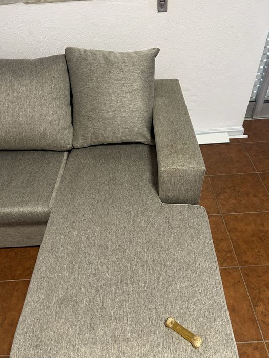 Sofa cinzento 3 lugares