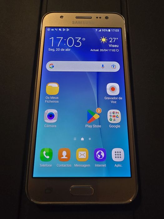Samsung Galaxy J5 Duos Dourado – Dual SIM – Bom estado