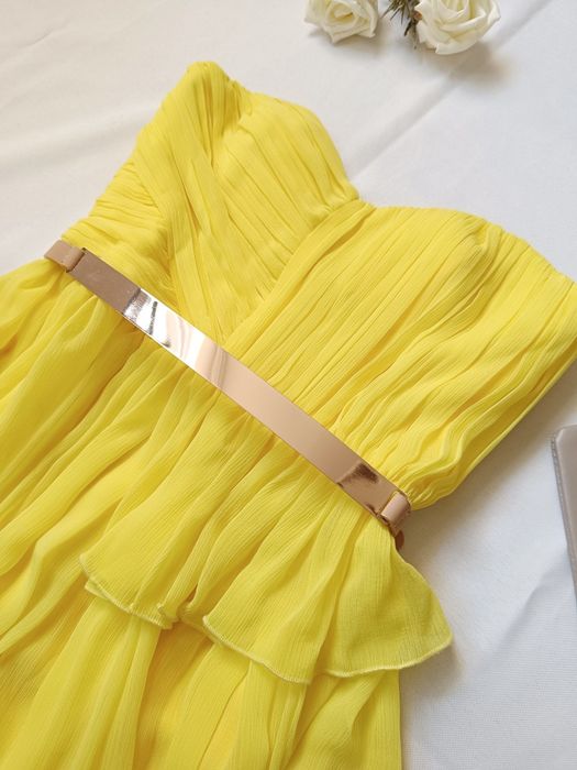 Sukienka rozkloszowana na wesele imprezę r. S 36