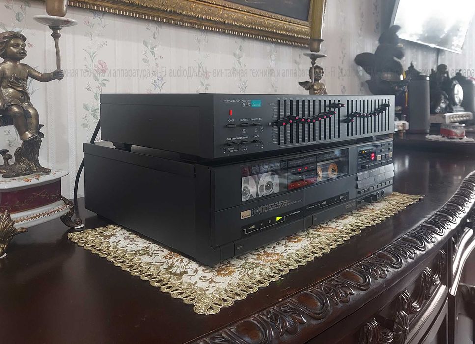 Hi-Fi система Sansui D-W10 + Sansui SE-77 made in Japan