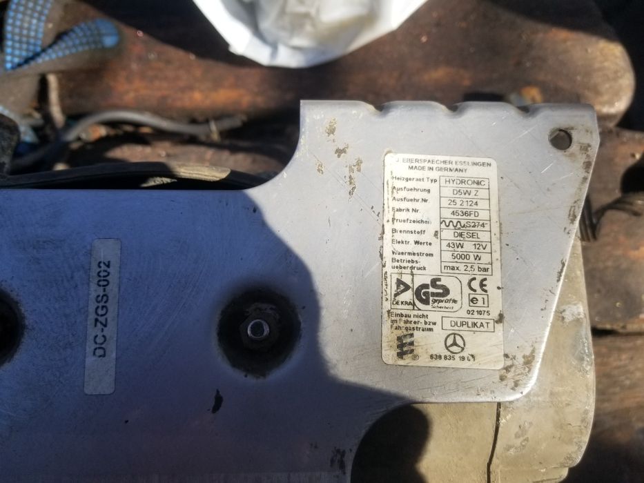 Автономка, догреватель Mersedes Vito