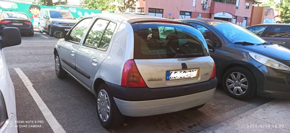 Clio 1.2 gasolina ano 2000