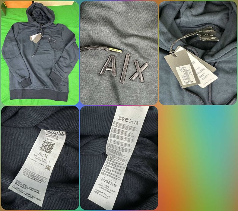 Bluza męska karl armani premium lacoste OUTLET  z kapturem