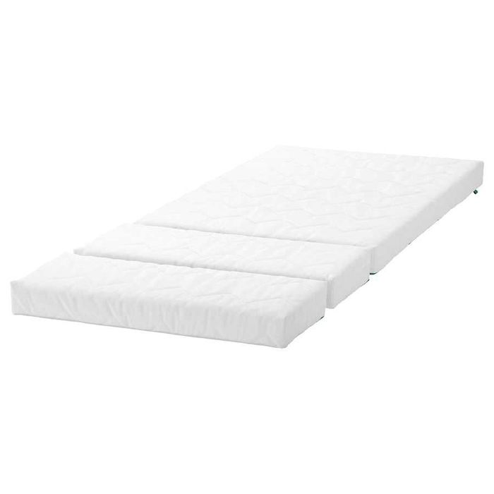 Łóżko rozsuwane IKEA BUSUNGE + materac VIMSIG (Stan dobry!)