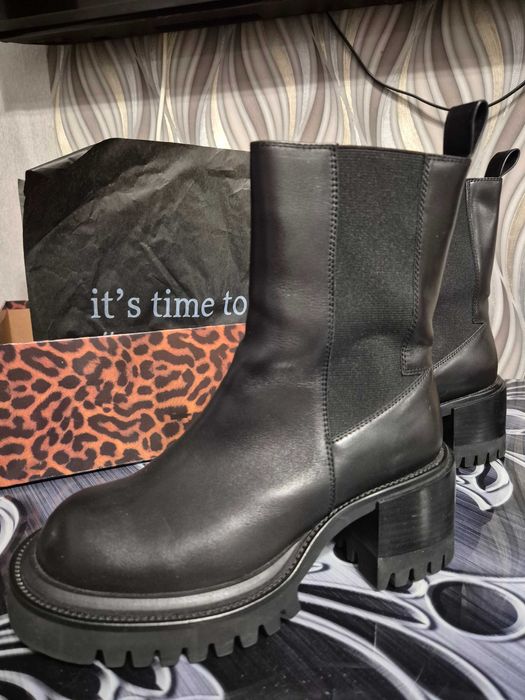 Черевики шкіряні