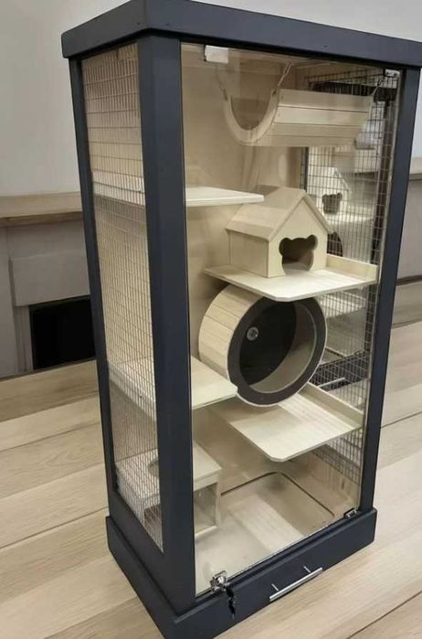 Witryna klatka dla szynszyli, koszatniczek 120 cm.