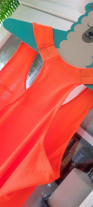 Koszulka top sportowy fitness Craft S neonowa  bokserka