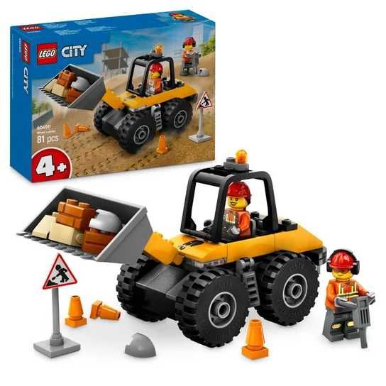 Mega Tanio! Klocki LEGO City klocki Żółta ładowarka kołowa 60450