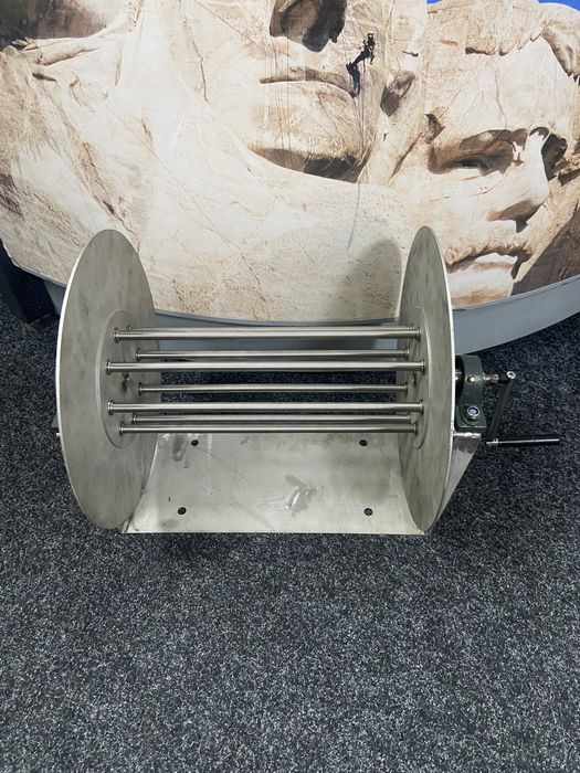 Барабан нержавейка для намотки шланга, намотчик, катушка. Ramex Италия