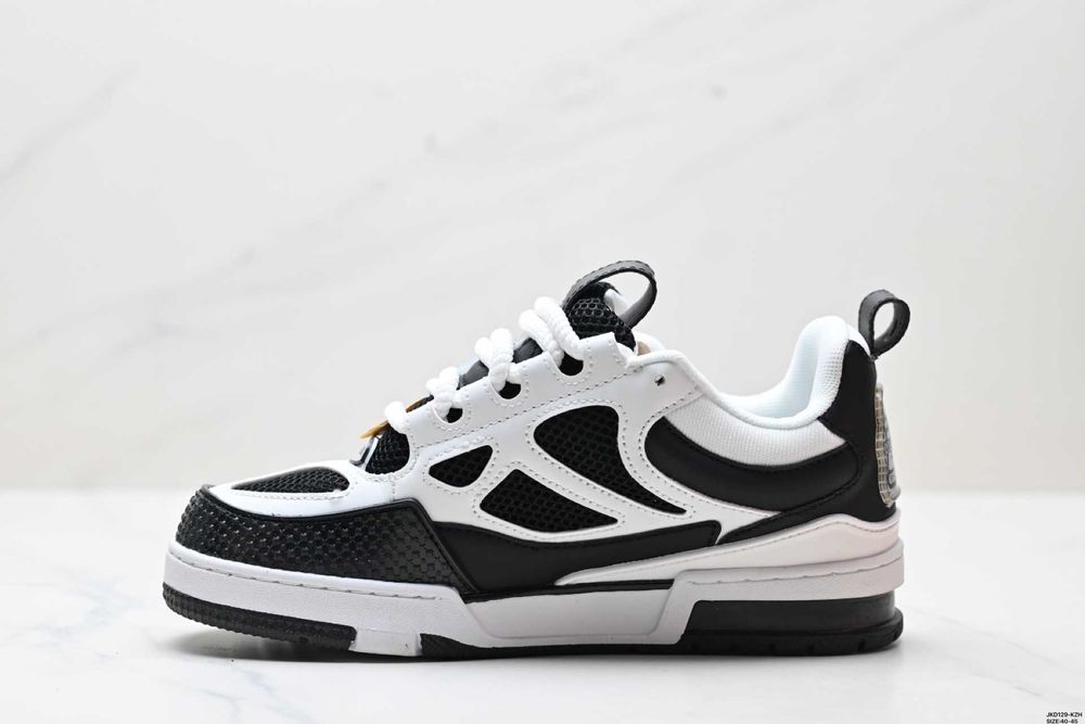 Louis Vuitton LV Skate Sneaker Marine White Black R.45