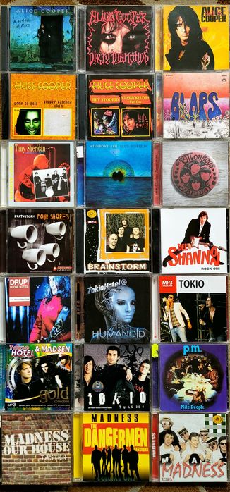 ELO • Alice Cooper •U-2 •Компакт Диски •Музыкальные Диски •Дискографии Рок Групп..•