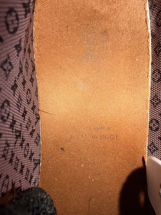 Louis vuitton skate denim black