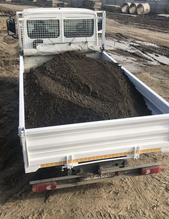 Ziemia przesiewana ogrodowa trawnik humus czarnoziem  transport