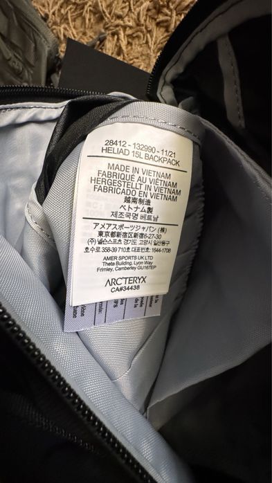 Рюкзак Arcteryx Heliad 15L