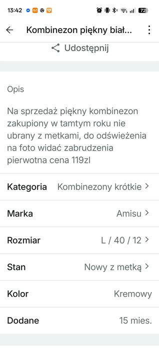 Kombinezon 40 amisu
