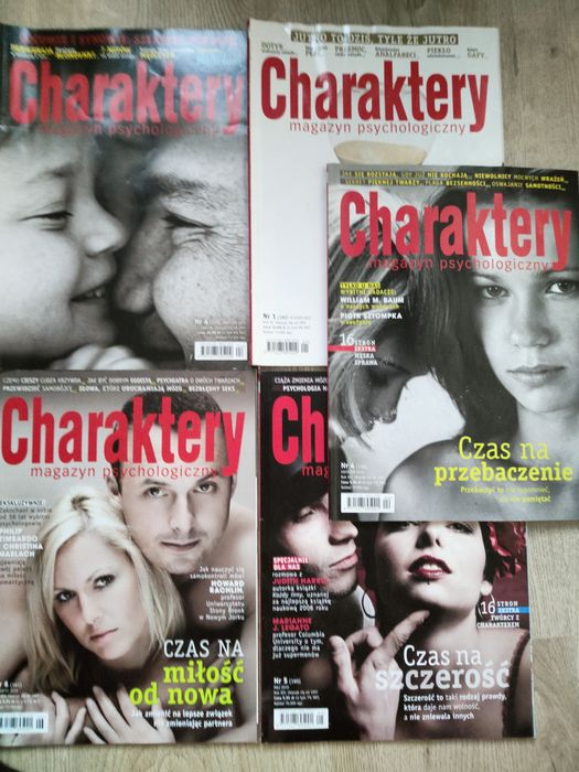 Magazyn psychologiczny Charaktery 14 ezg różne roczniki