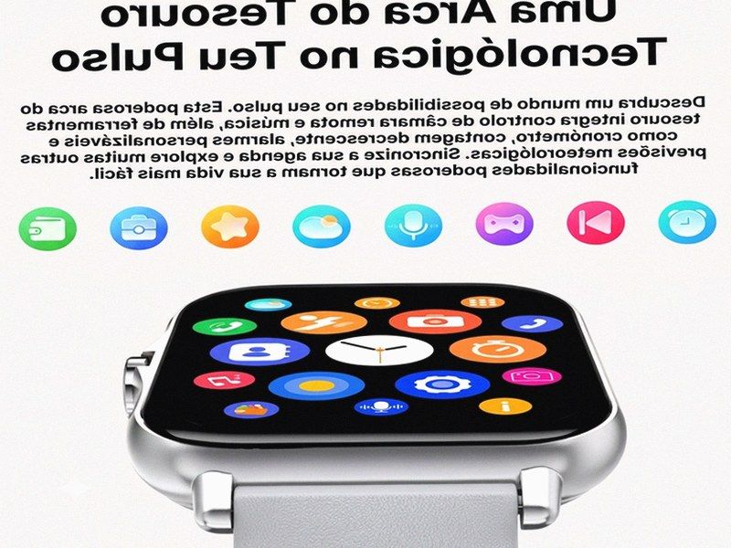 Smartwatch 1.83" — Chamadas sem Fios, 100+ Modos Desporto, Homem e Mulher