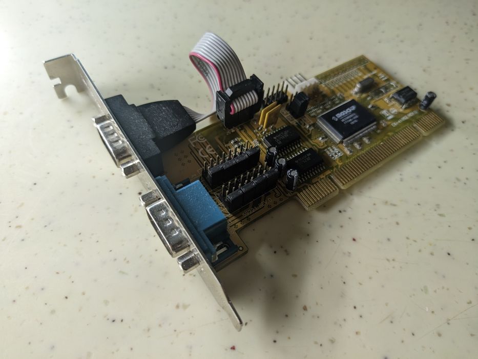 2-портова послідовна картка PCI RS232 контроллер Exsys Ex41052