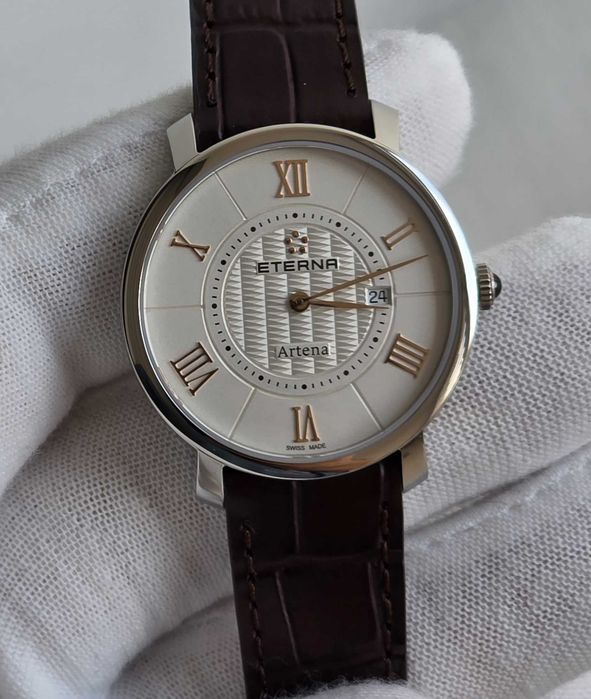 Жіночий годинник Eterna Artena 2510.41 Swiss made 34mm