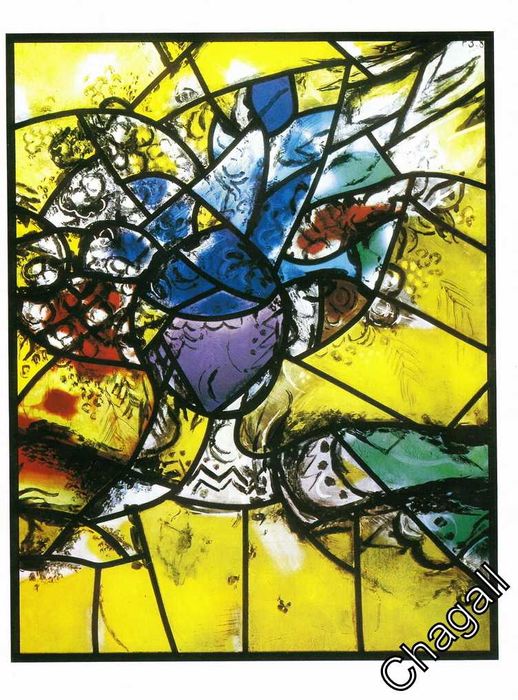 Marc CHAGALL - JERUSALEM WINDOWS - #7 - 1988 rok