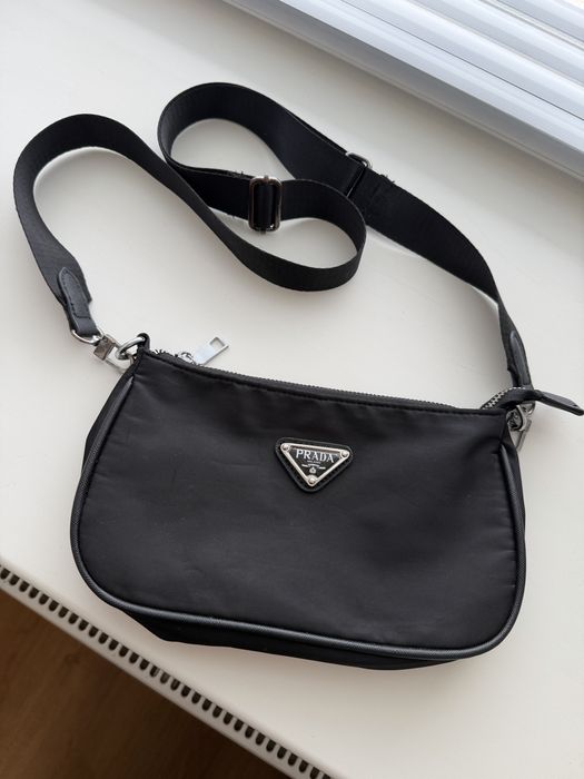 Нейлонова сумка Prada месенджер bag жіноча
