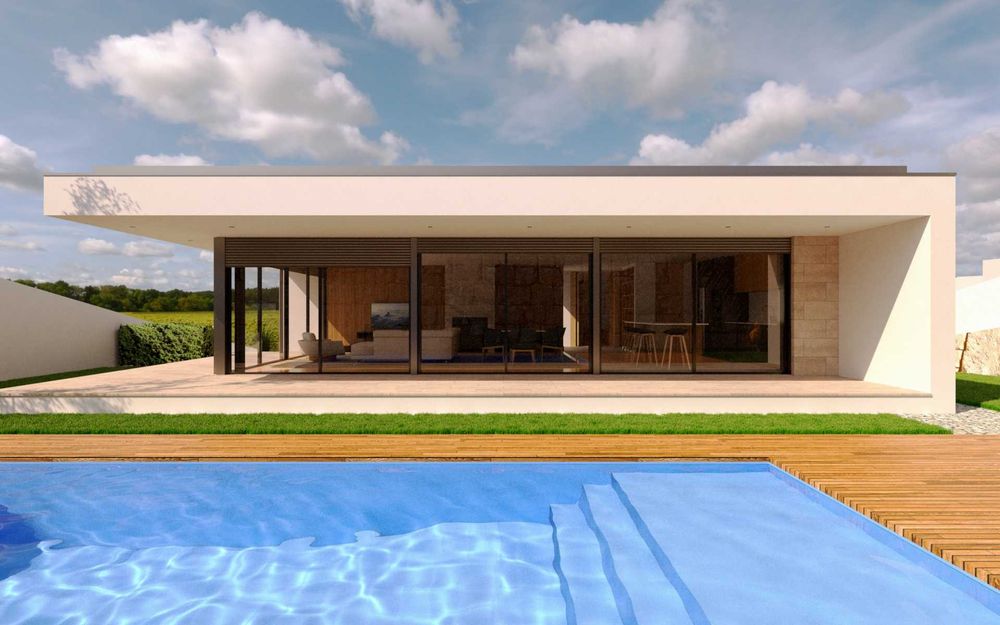 Terreno com projecto aprovado para construção de moradia de luxo