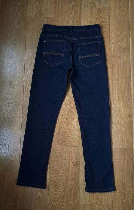 Набор/синие джинсыи рубашка в клетку синяя флисовая кофта на молниидля