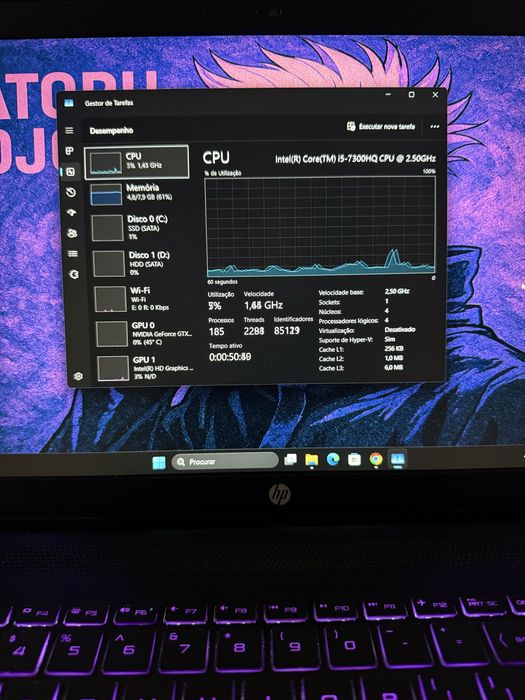 Portátil Gaming HP Pavilion 15 (pagamento 3x Klarna)