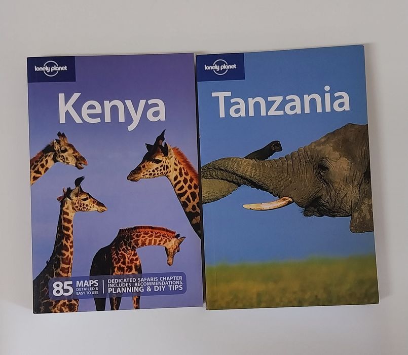 2 guias Lonely Planet Quénia e Tanzânia