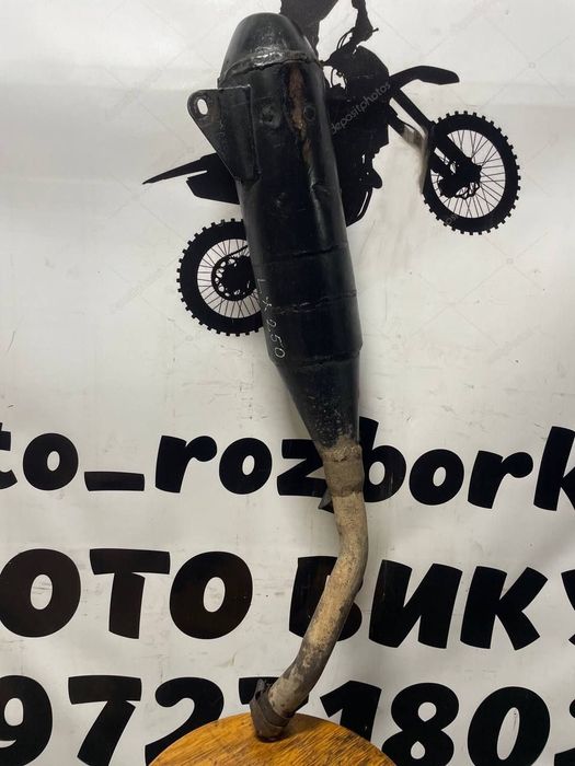 Вихлопна труба до мотоцикла Loncin LX250GY-3 SX2/LX300GY SX Pro/LX300GY-A DS2 PRO/LX250GY-3G DS2/LX250GY-3K SX2, або інші, на кастом! Уточнюйте!