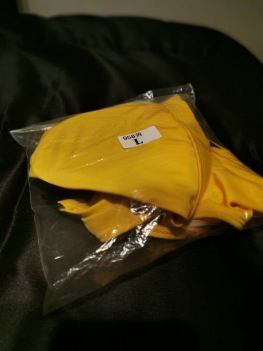 Bikini amarelo torrado ajustável L