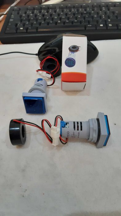 Amperímetro e Voltímetro AC-500V - 100A