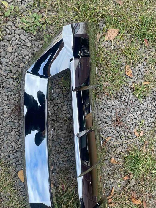 Хром накладка переднього AMG бампера Mercedes ML W166 11-15 Рамка