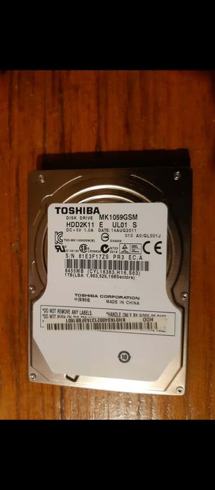 Продам жёсткий диск на 1 Тб