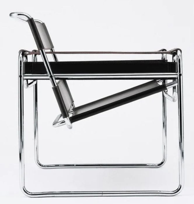 Poltrona Wassily vintage de Marcel Breuer,