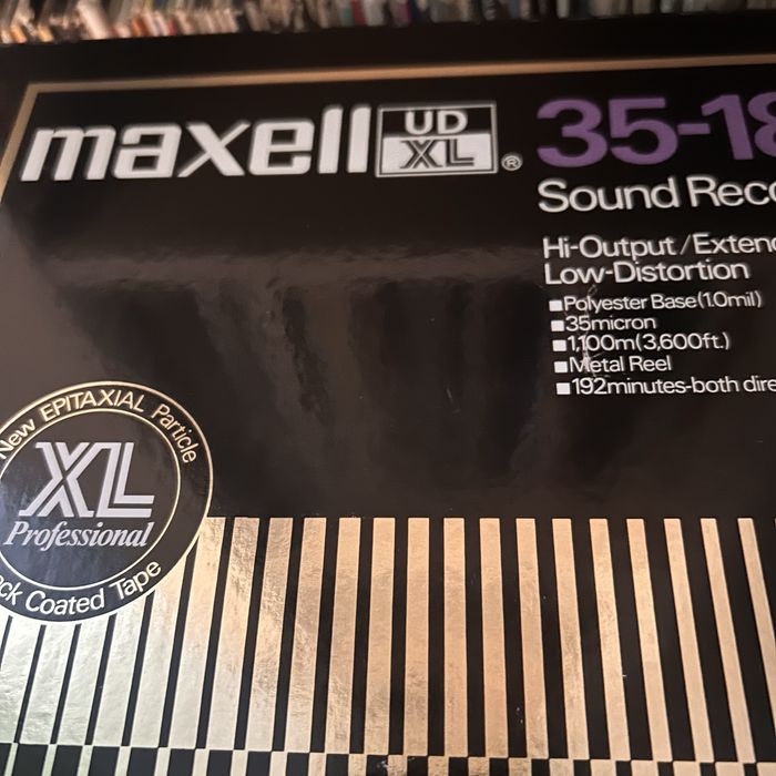 Szpule magnetofonowe 26,5 MAXELL + AMPEX