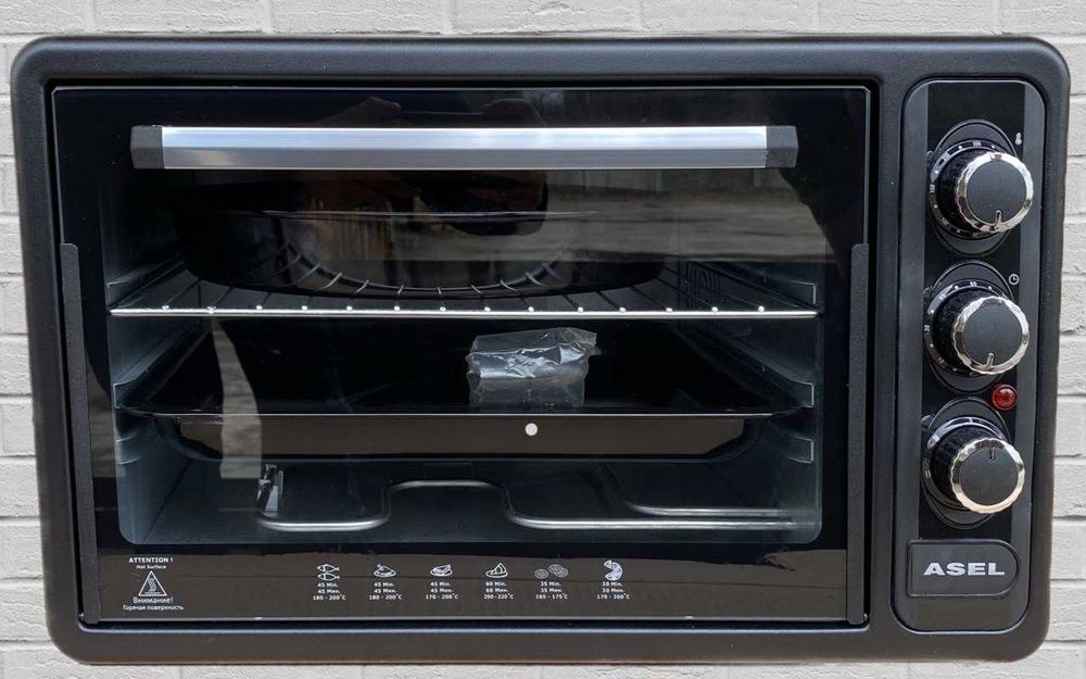 Турецкая Электродуховка 50л КОНВЕКЦИЯ Духовка Электрическая Подсветка ...