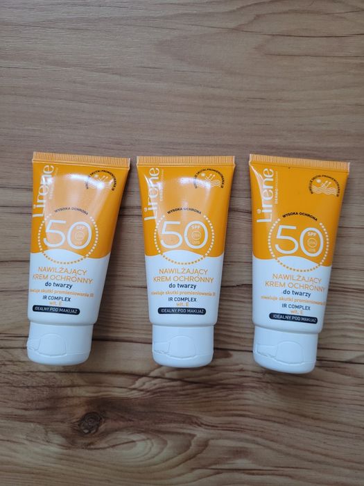 Nawilżający krem ochronny do twarzy Lierene 50spf  50 ml