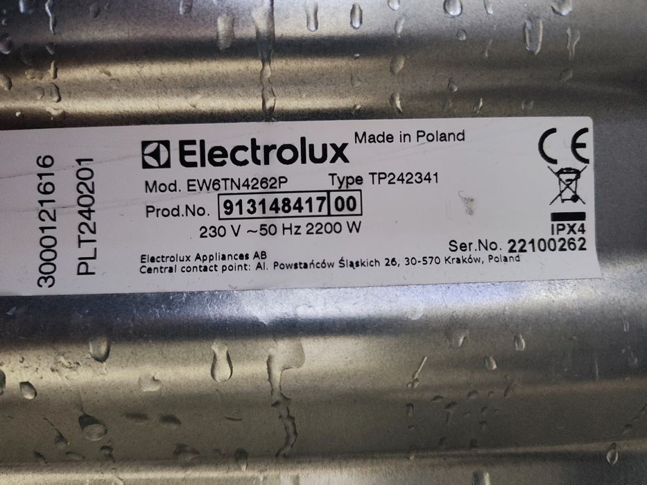 Пральна машина вертикальна Електолюкс 6 кг з Європи