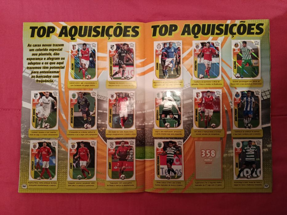 Caderneta de Cromos de FUTEBOL 2018-19