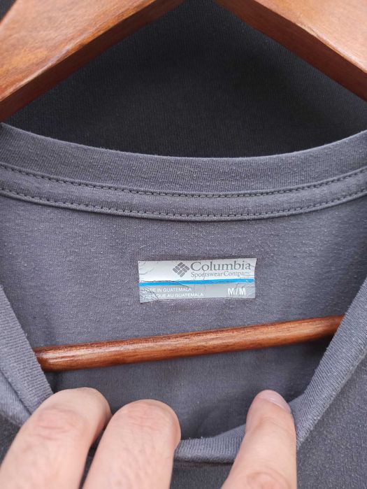 Columbia szary t-shirt męski koszulka M L ts1