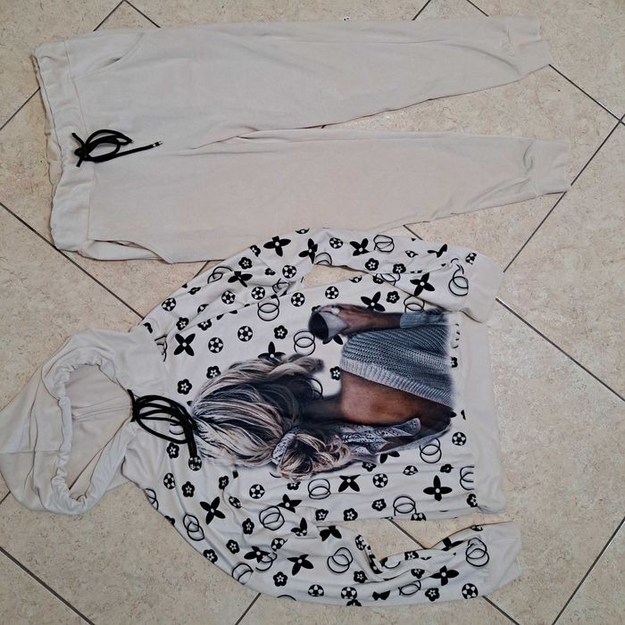 Mega paka-spodnie ADIDAS , bluzy modne ,dres  leginsy 4F ZESTAW 36-38